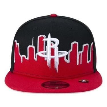 Imagem de BONÉ NEW ERA 950 HOUSTON ROCKETS TIP-OFF PRETO VERMELHO-Masculino