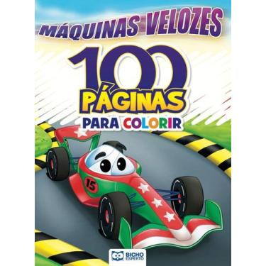 Imagem de 100 páginas para colorir - máquinas velozes - Rideel, 3