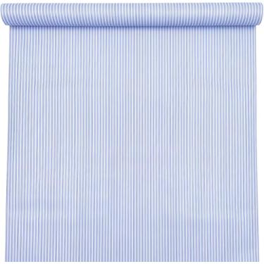 Imagem de Papel de parede listrado azul claro 998 x 45 cm, papel de contato para armários de quarto de menino, autoadesivo, removível, prateleira, gaveta, decoração, rolo de vinil