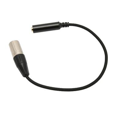 Imagem de Generic Cabo Adaptador de Som de Microfone Macho XLR Com Design de Conexão Balanceada para Gravação, Transmissão Ao e Locais de Apresentação - Nylon 1/4 Polegada Fêmea para XLR Macho para Placas de