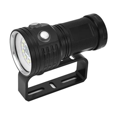 Imagem de Fabater Luz de Mergulho, Lanterna de Mergulho 10000 Lúmen, Tocha de à Prova D'água IPX8 Luzes de 100M / 328,1 Pés Lanterna LED Subaquática, Luzes Submersíveis