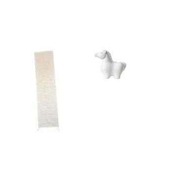 Imagem de Whtkoph Abajur de Chão com Cúpula de Papel, Figura de Cavalo, Decoração Aconchegante para Sala de Estar, Capa para Abajur de Chão, Cúpula para Luminária.