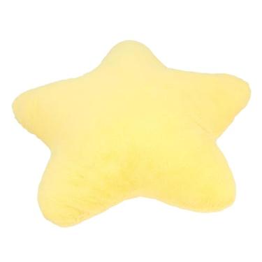 Imagem de Cryfokt Brinquedo de Pelúcia Em Forma de Estrela Macia para sofá, Quarto, Carro, Travesseiro de Pelúcia Versátil para Festas Temáticas ou Chás de bebê (Amarelo)