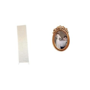 Imagem de Whtkoph Luminária de Chão de Papel para Sala de Estar E Porta-retratos Ornamentado em Resina, Suporte de Mesa Decorativo para Quarto Ou Escritório.