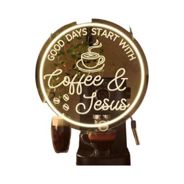 Imagem de Letreiro Neon LED USB Para Café, Bar, Casa E Decoração De Parede De Re