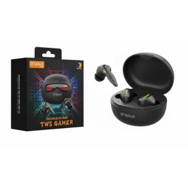 Imagem de Headset Sem Fio | Fone Gamer A’Gold FN-B48 TWS | Fone de Ouvido Bluetooth 5.4 | Microfone HD | Áudio Imersivo e Cancelamento de Ruído Inteligente (IA) | Design c/LED para Jogos