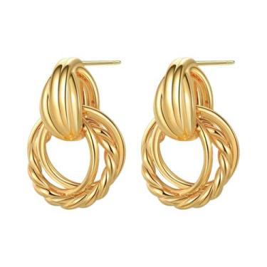 Imagem de Brincos De Argola Minimalistas Em Prata Esterlina 925 Com Pérola E Laç