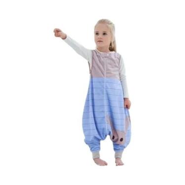 Imagem de Saco De Dormir Infantil Unissex Em Estilo Cartoon, Sem Mangas, Pijamas
