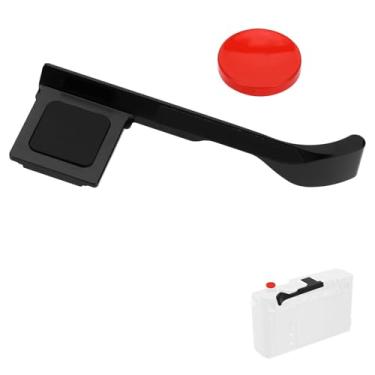 Imagem de Apoio de Polegar para Câmara com Tampa para Sapata de Flash, Ergonómico em Liga Alumínio Inclui Botão Disparo Melhor Aderência e Proteção Compatível com FUJIFILM X-M5