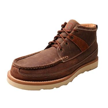 Imagem de Bota masculina casual com sola de crepe da Twisted X, Oiled Saddle, 11.5