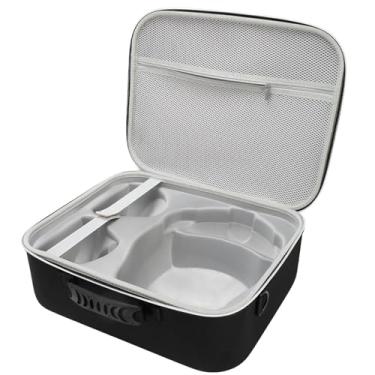 Imagem de Generic Estojo de Transporte Rígido Durável para PS VR2 Com Almofadas de Esponja de Proteção Múltipla e Alça de Ombro de Design Portátil para Acessórios VR Preto/cinza