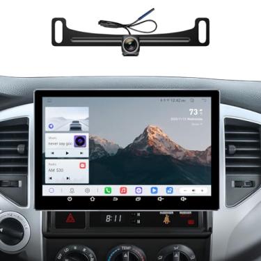 Imagem de Rádio automotivo de 11,5 polegadas para Toyota Tacoma Stereo 2005-2015 com CarPlay sem fio e Android Auto/Android 13/5G WiFi/tela sensível ao toque/FM/AM/4 GB de RAM + 64 GB de ROM