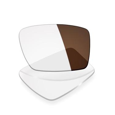 Imagem de Mryok Lentes de reposição UV400 para óculos de sol Costa Del Mar South Sea, HD Polarized, proteção UV, resistente a impactos e perfeitamente ajustado - marrom fotocromático anti luz azul