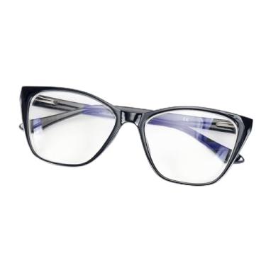 Imagem de Óculos de miopia para mulheres à distância, miopia visão de longe, óculos para dirigir, sem prescrição, luz azul, hipermetropia, armação moderna de miopia - 1,75