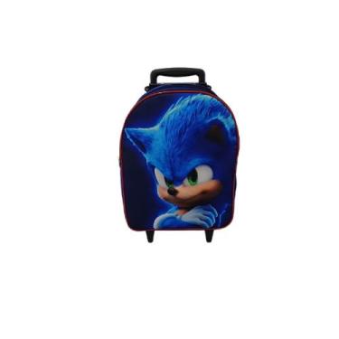 Imagem de Mochila escolar no carrinho Sonic - DB