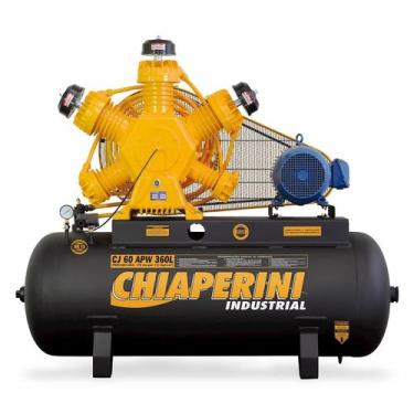 Imagem de Compressor de Ar A.Pressão Tri Fechado 15HP 360L Chiaperini