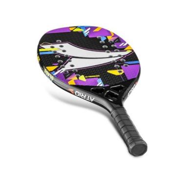 Imagem de Raquete Beach Tennis Fiberglass Atrio 28 Furos 3D Empunhadura Emborrac