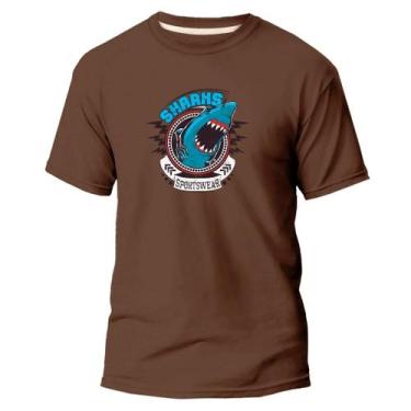 Imagem de Camiseta Basica Algodão Premium Estampa Digital Shark Sports - Pavesi,