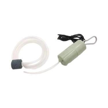Imagem de Bomba de ar portátil para aquário USB: mini oxigenador para tanques de
