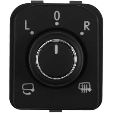 Imagem de Interruptor do espelho retrovisor para VW CC Passat 2019-2024 Golf 2021-2024 - Interruptor de controle do espelho retrovisor elétrico rebatível - 5TD 959 565 C 5TD959565C