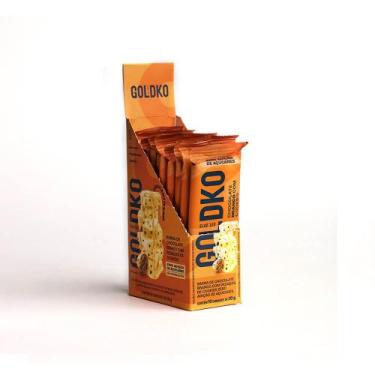 Imagem de Display - Barra Chocolate branco com cookies zero adição de açúcares -
