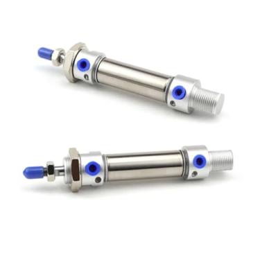 Imagem de Mini cilindro de aço inoxidável com amortecedor de ar MAC40*25/50/75/100/150/200/250/300/400/450/500-S-CA 1 peça (MAC40X400)