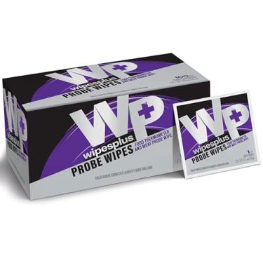 Imagem de Lenços de higienização de termômetro – Saqueta de lenço de sonda – 100 lenços