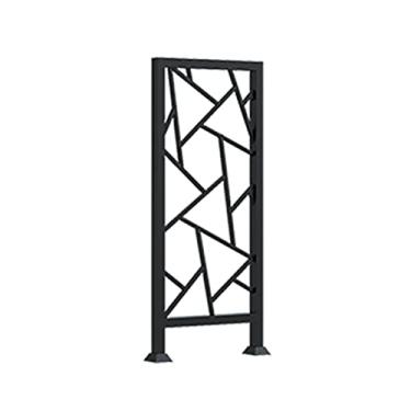 Imagem de DKXCOSQ Conjunto de balaustrada de corrimão de escada de ferro para trilhos internos e externos, 5 estilos, cor preta, perfeito para decoração de deck de varanda e sótão