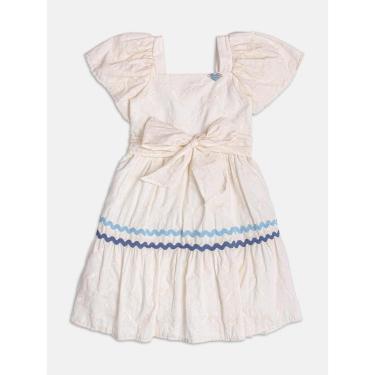 Imagem de Vestido Infantil Laise Off White Bordado Sianinha Momi-Feminino