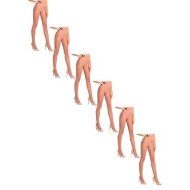 Imagem de Kit com 6 Meias Calças Fio 20 Europeu Trifil 6308 G, Bege