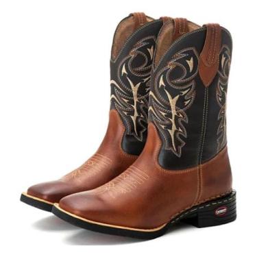 Imagem de Bota Texana Masculina Lisa Rodeio Country - Campero, Ltg, Pnh, 38