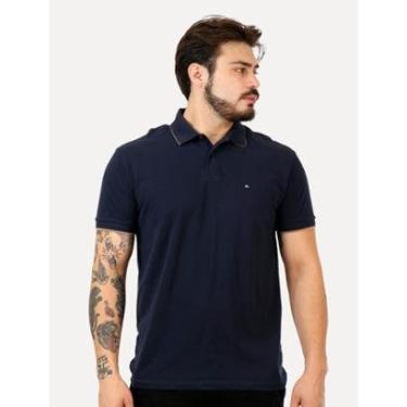 Imagem de Polo Aramis Masculina Piquet Inner Frieze Azul Marinho-Masculino