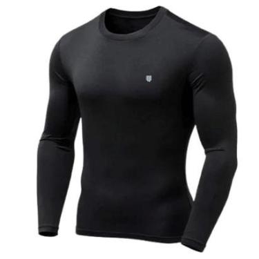 Imagem de Camisa Térmica Make Peace UV Segunda Pele Protação Solar 50+ Manga Longa Masculina-Masc...