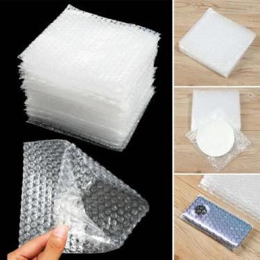 Imagem de 50 Sacos Bolha Brancos De PE Transparente Para Amortecimento, Envelope