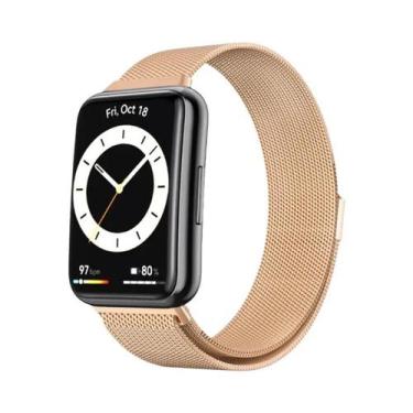 Imagem de Pulseira De Metal Magnética Milanese Loop Para Huawei Watch Fit 3/2/1 