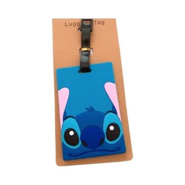 Imagem de Etiqueta De Bagagem Disney Anime Stitch Fofa, Suporte De Identificação