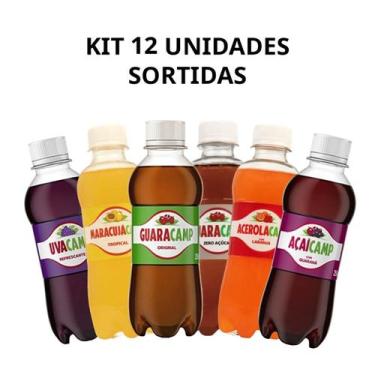 Imagem de Kit 12 unidades Guaracamp Pet 200ML sabores, 12x Sortido