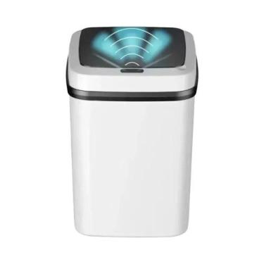 Imagem de Lixeira Inteligente Com Sensor De 13L Para Cozinha, Banheiro E Lavabo,