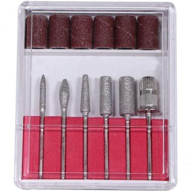 Imagem de Lixa Motor Elétrico Para Unhas Manicure Pedicure Profissional Bivolt Com Kit Brocas