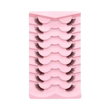 Imagem de Cílios Postiços Naturais Veltrinay Macios E Leves Com Faixa Invisível 