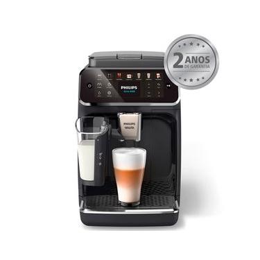 Imagem de Cafeteira Espresso Superautomática LatteGo Série 4400 Philips Walita Preta com 12 Tipos de Bebidas - EP4441