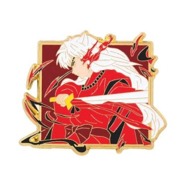 Imagem de Pins De Esmalte Do Anime Inuyasha, Broche De Metal Para Chapéus, Roupa