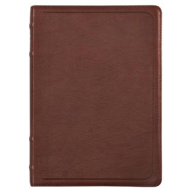 Imagem de Livro - Bíblia ACF, Letra grande, Capa luxo mogno, Referências cruzada