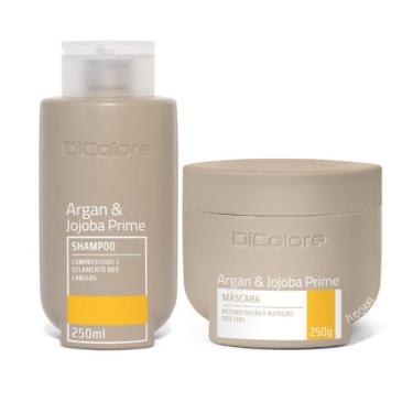 Imagem de DIColore Kit Argan e Jojoba Prime Shampoo + Máscara Reconstrução e Nut