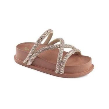 Imagem de Tamanco Feminino Santinelli Papete Tiras Trançadas-Feminino