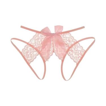 Imagem de Lingerie Sexy Em Renda plus Size Para Mulheres, Calcinhas Com Abertura