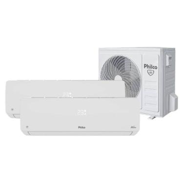 Imagem de Ar Condicionado Bi Split Philco 18000 BTUs (HW 09K+12K) Quente e Frio Inverter 220V R32 PAC18QW