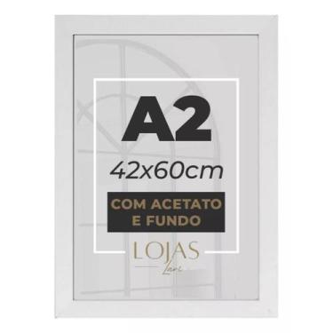 Imagem de Kit 5 Molduras A2 42x60cm com Acetato Quadros Poster Fotografias Premi