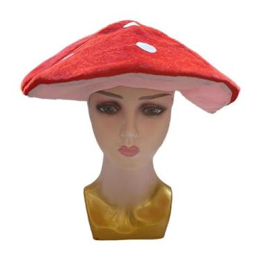 Imagem de Chapéu de cosplay Shiitake Mushrooms Costume Headwear para adultos/cri