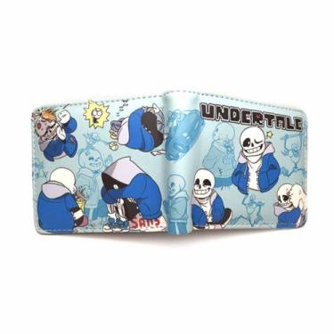 Imagem de Carteira Undertales Sans Anime Characters Slim BiFold PU - Yiweisai